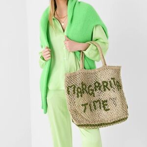 Green Silk Shirt and Pants American Vintage